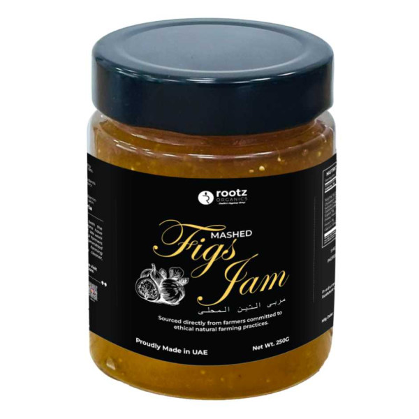 Image of Premium Mashed Figs Jam 250g – Natural Fruit Spread for Bread, Cheese &amp; Desserts