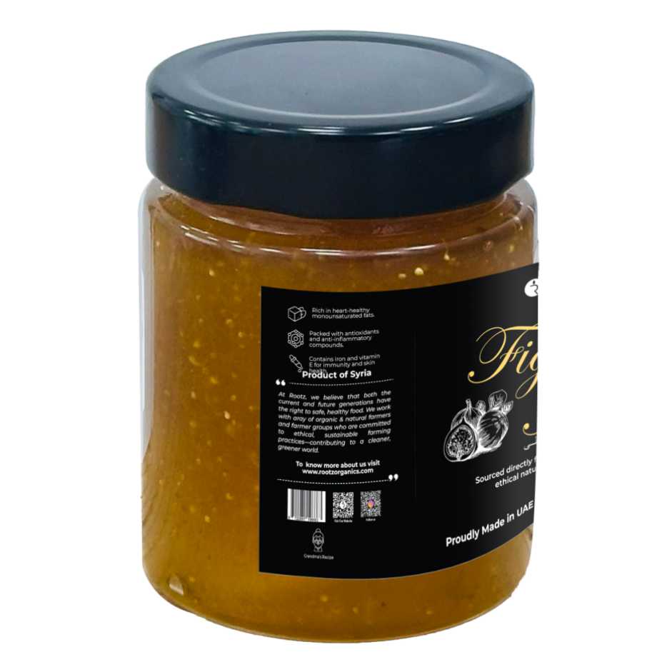 Premium Mashed Figs Jam 250g – Natural Fruit Spread for Bread, Cheese & Desserts