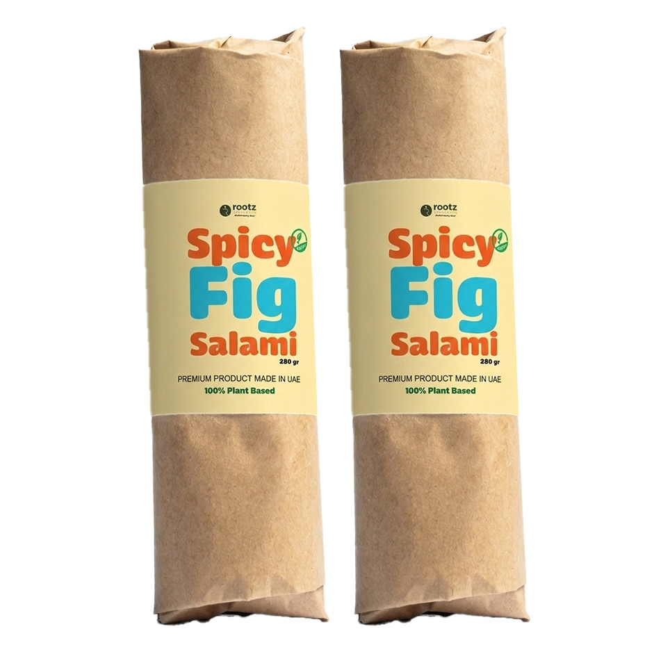 Vegan Spicy Fig Salami ~280gr– Pack of 2