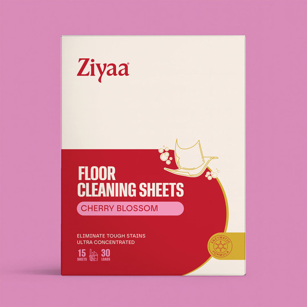 Image of Ziyaa Floor Cleaning Sheets – Vegan, Biodegradable &amp; Cruelty-Free | 30 Loads