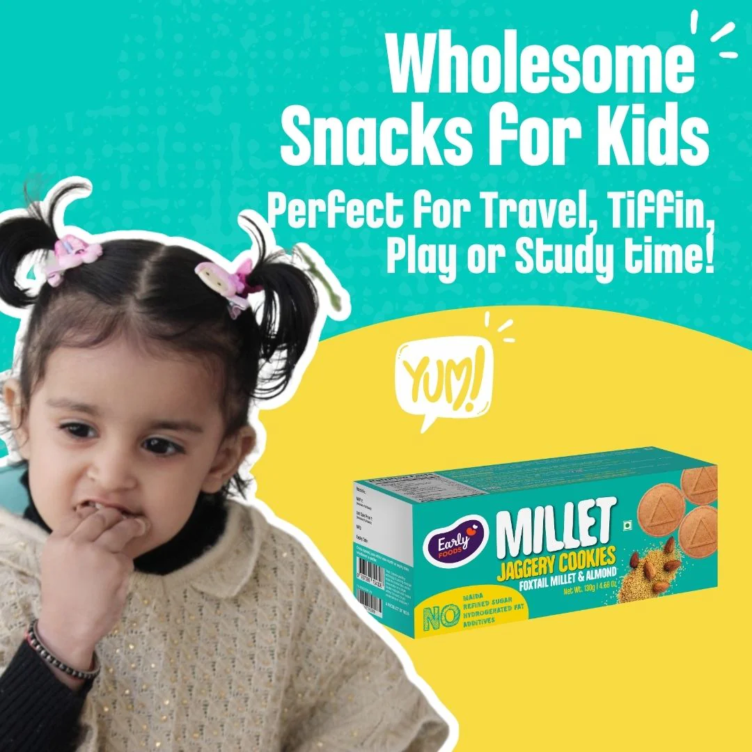 Early Foods - Foxtail & Almond Jaggery cookies 130g