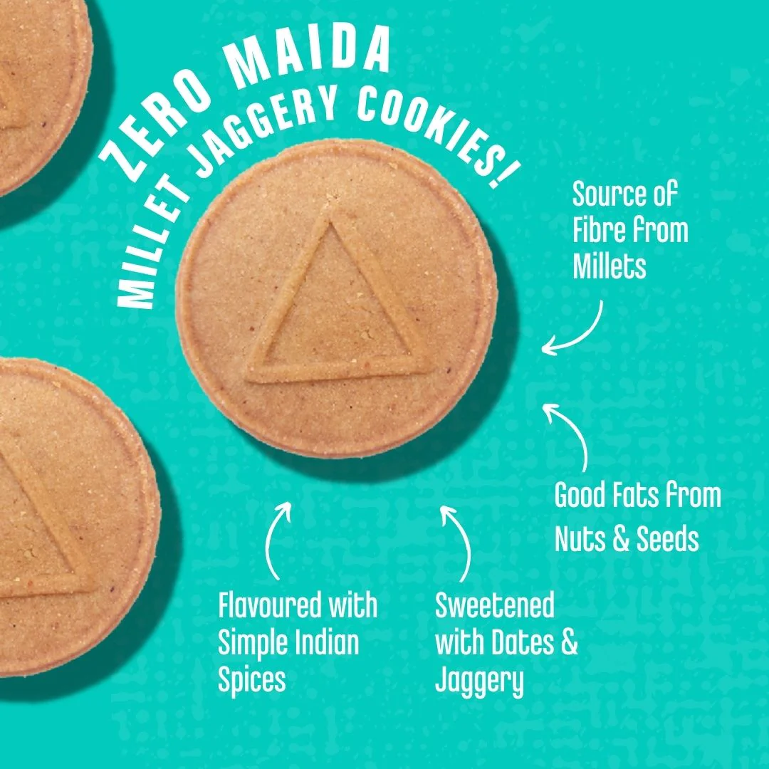 Early Foods - Foxtail & Almond Jaggery cookies 130g