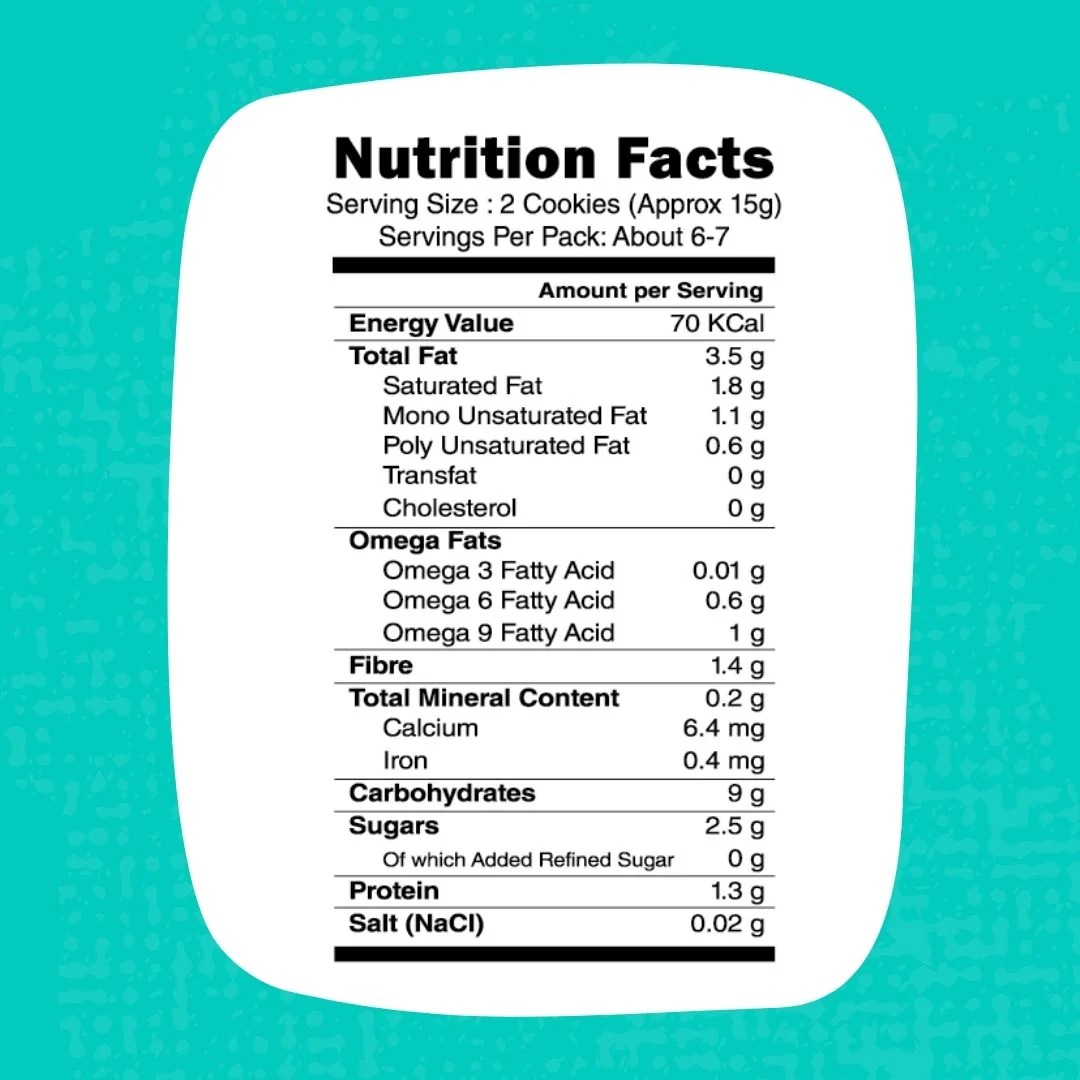 Early Foods - Foxtail & Almond Jaggery cookies 130g