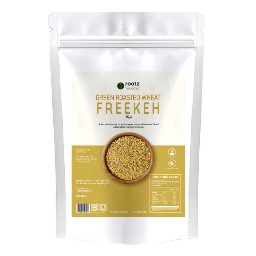 Premium Freekeh 500g – Green Roasted Wheat for Pilafs, Soups &amp; Healthy Middle Eastern Cooking