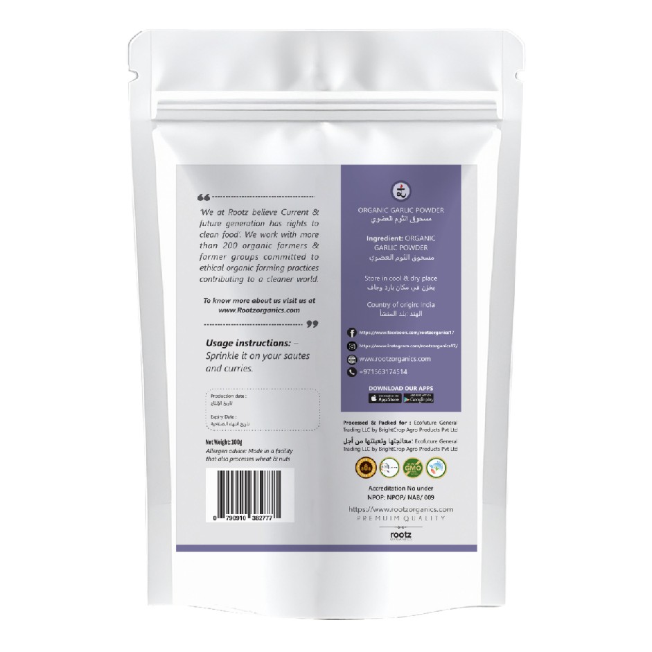 Organic Garlic Powder 100g