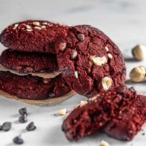 Image of Gluten Free Double Chocolate Hazelnut Cookies 300g