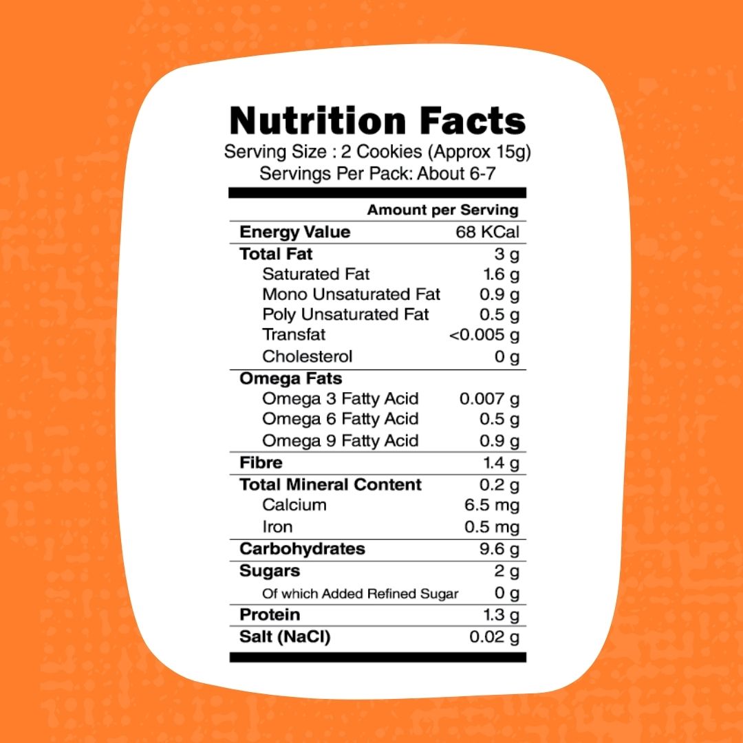 Early Foods-Jowar Almond Jaggery Cookies 150g