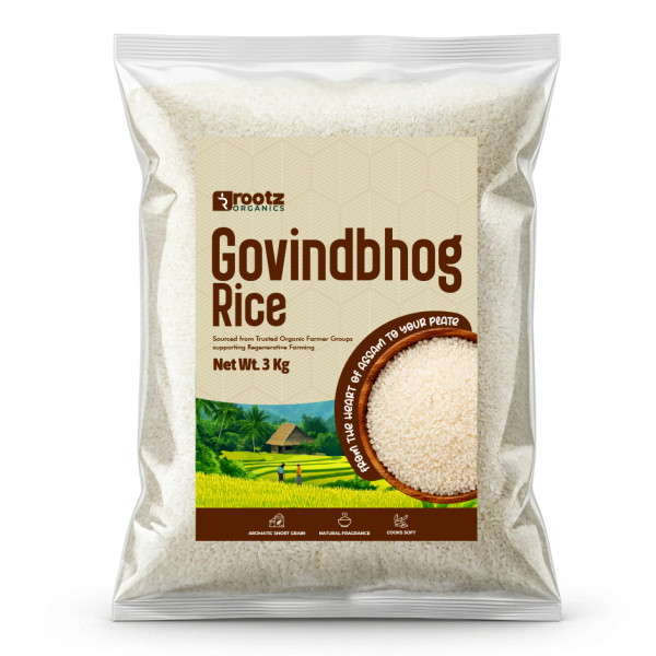 Image of Raw Rice (Aromatic Govindbhog Rice) 3kg