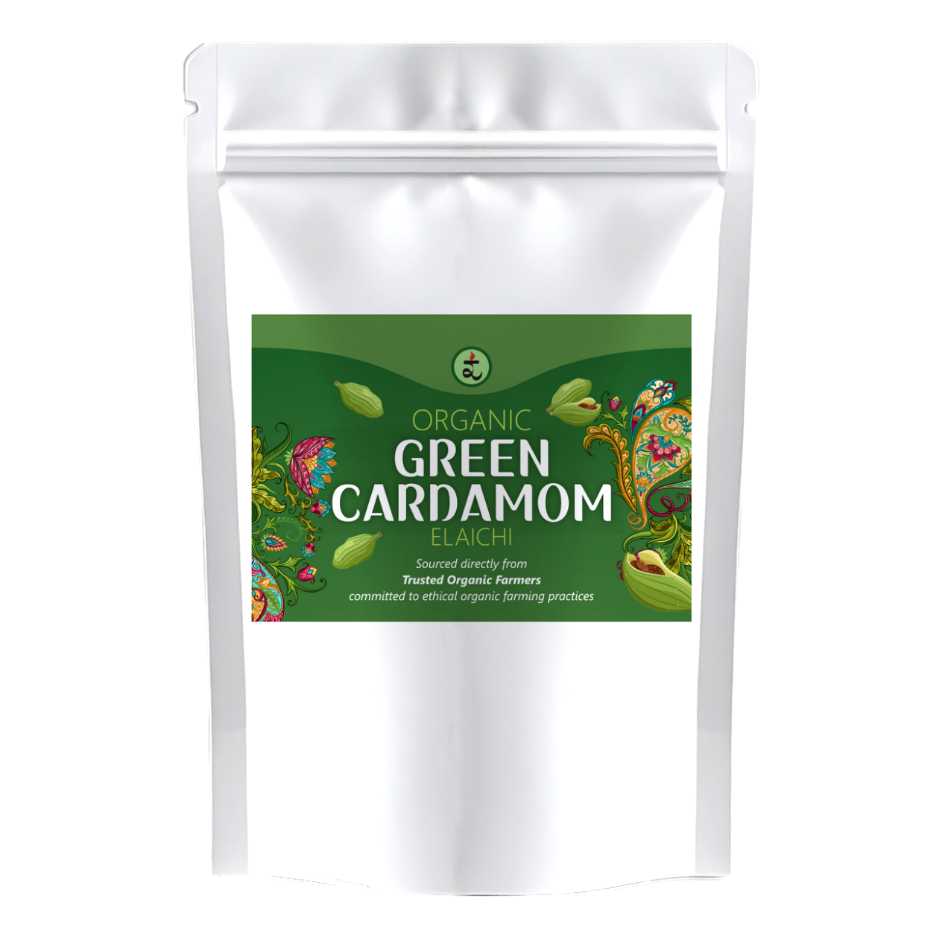 Organic Cardamom Green 250g  by Rootz Organics