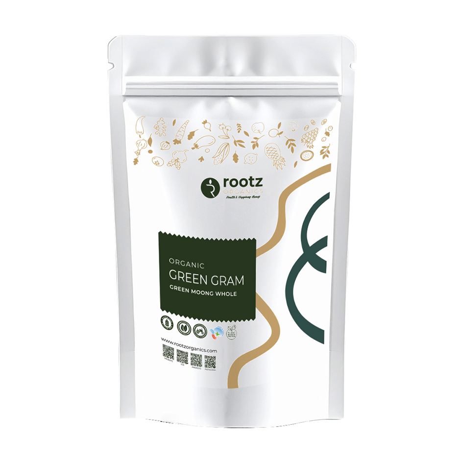 Organic Moong Whole Green Dal 1kg