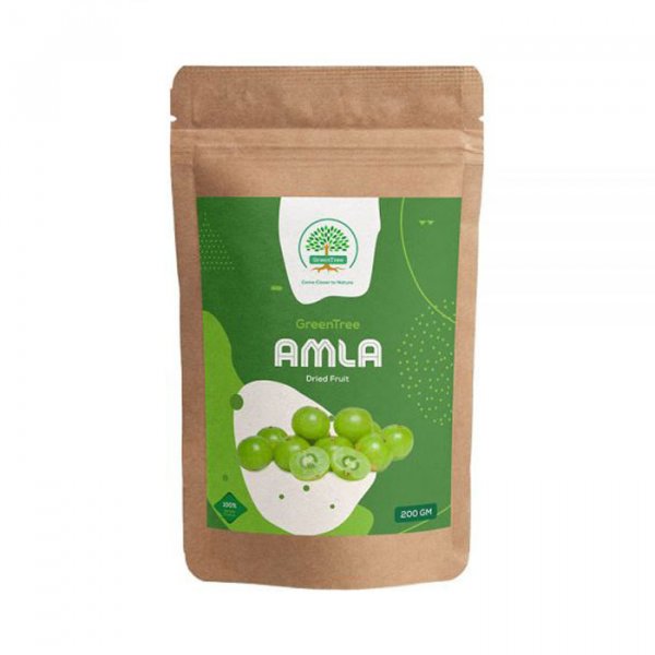 Image of GreenTree Amla (Whole Dried Fruit Without Seed)-200G