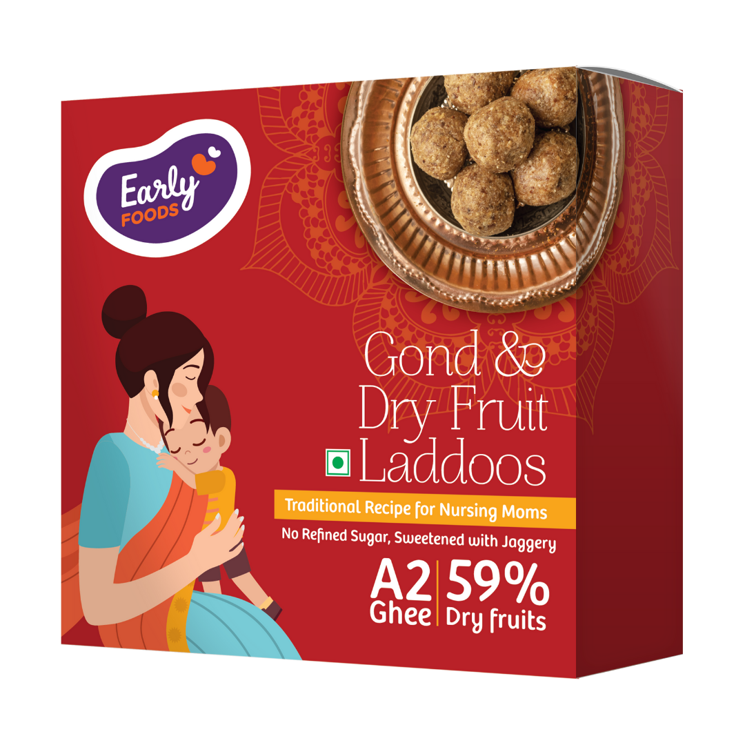 Early Foods -Gond & Dry Fruits Ghee Laddoos