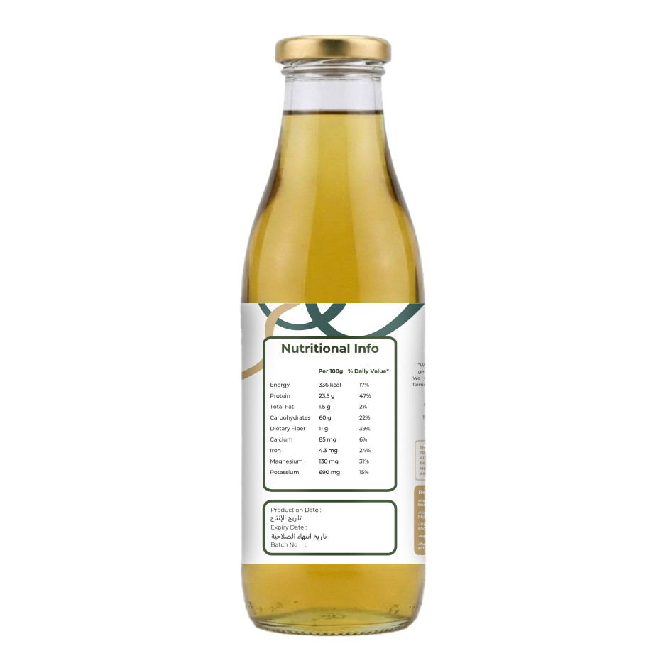 Organic Cold Pressed Groundnut Oil - 1lt