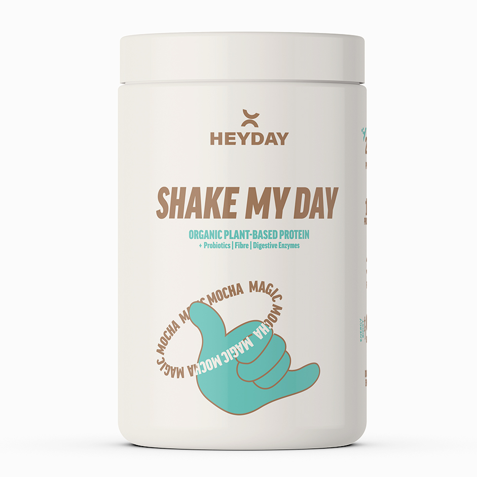Heyday Shake My Day Natural Plant-Based Organic Protein Powder (800g) | Mocha Flavor
