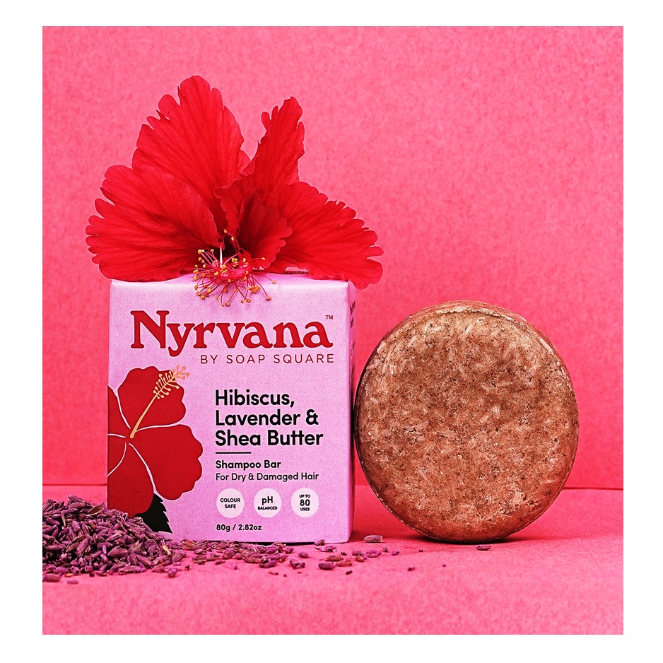 Hibiscus, Lavender & Shea Butter Shampoo Bar