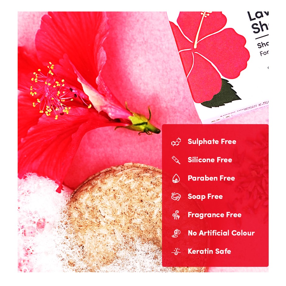 Hibiscus, Lavender & Shea Butter Shampoo Bar