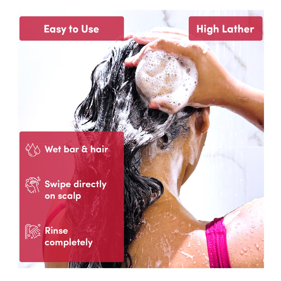 Hibiscus, Lavender & Shea Butter Shampoo Bar