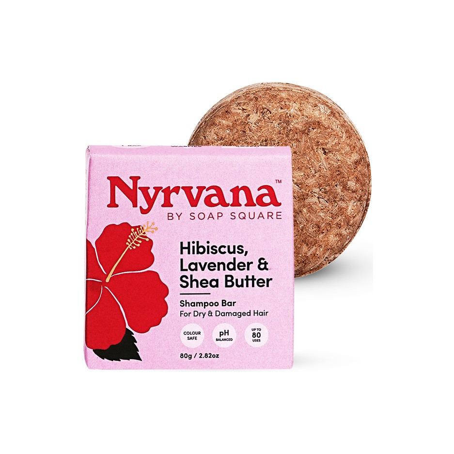Hibiscus, Lavender & Shea Butter Shampoo Bar