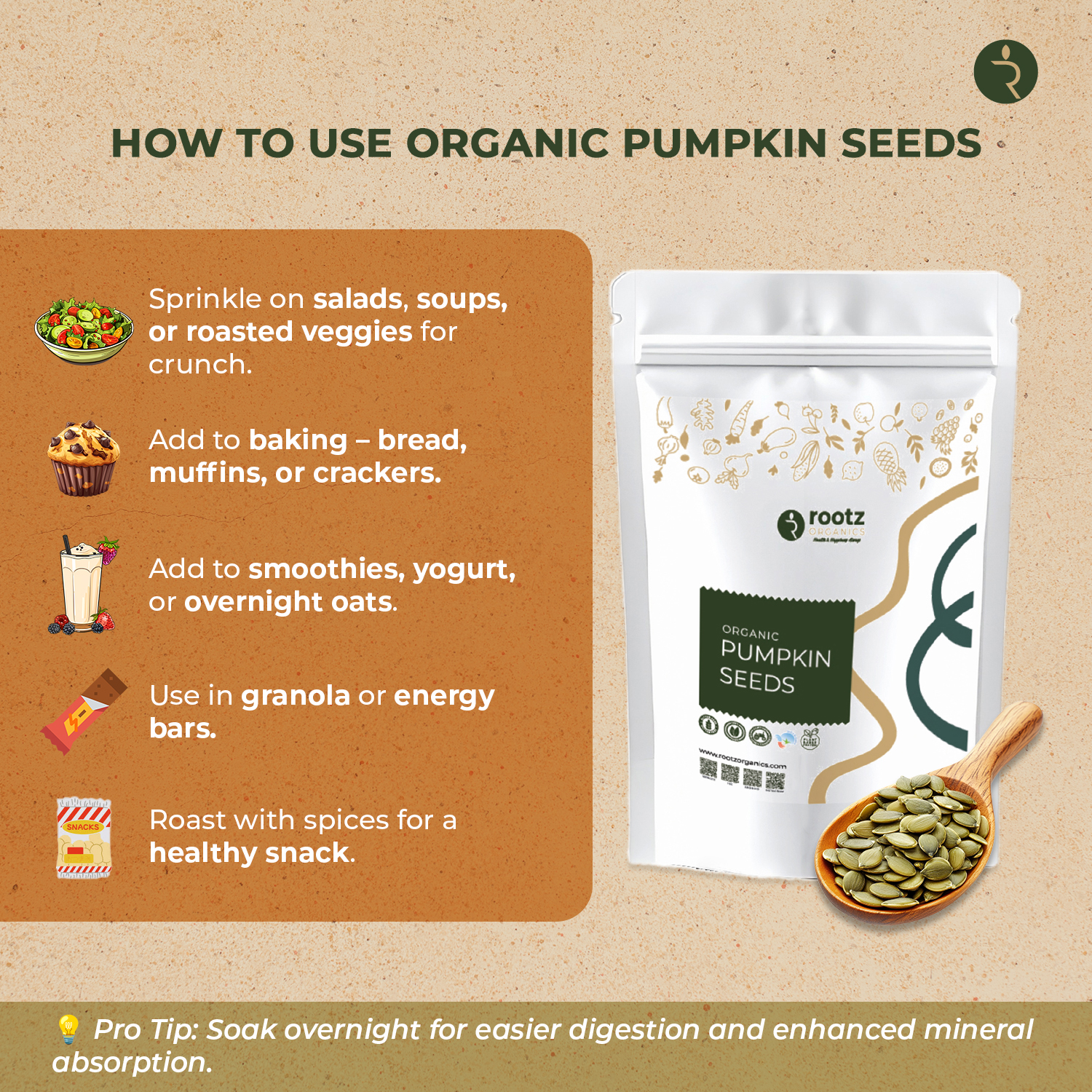 Organic Pumpkin Seed 250g
