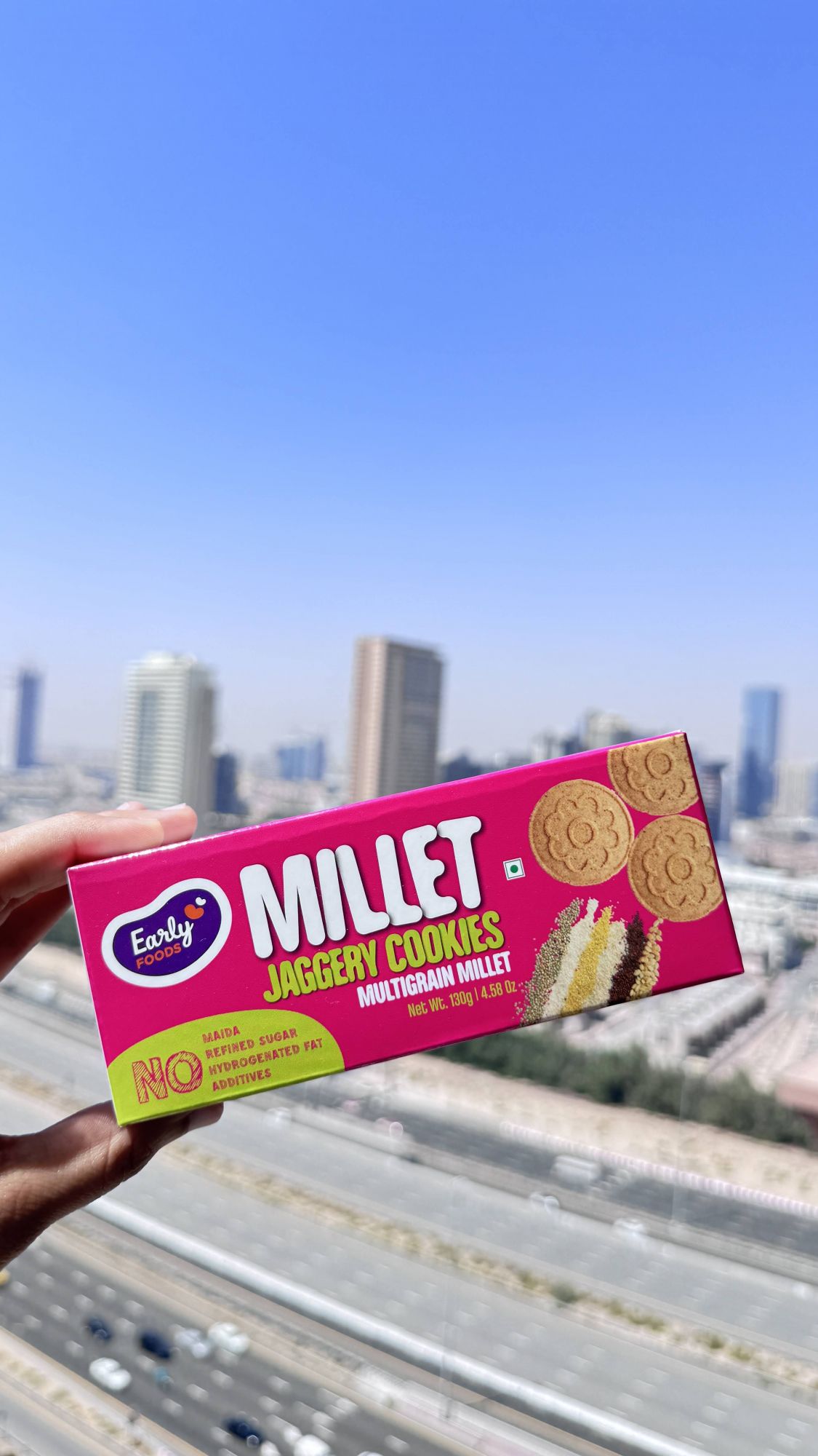 Early Foods-Multi-grain Millet Jaggery Cookies 130g