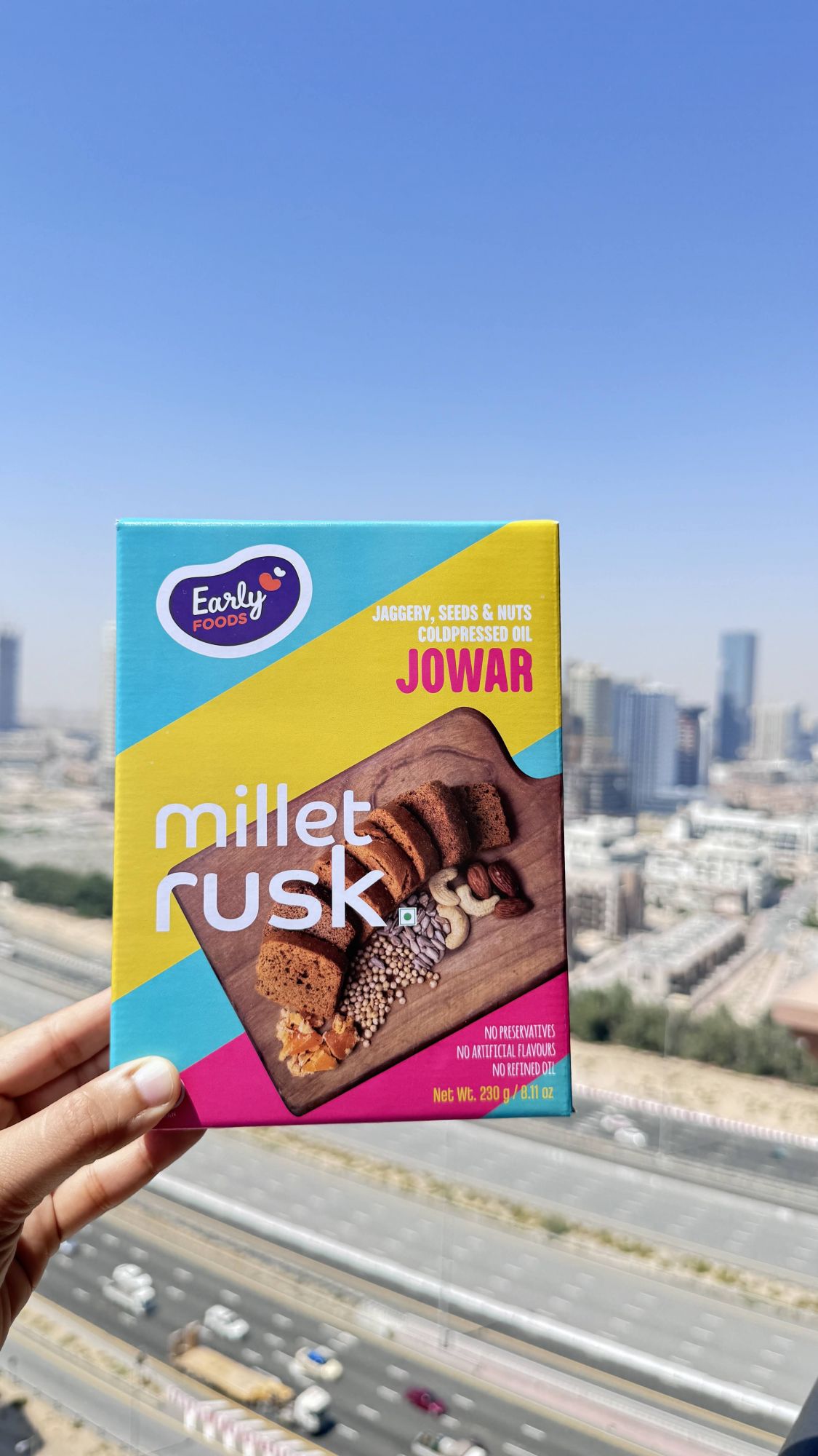 Early Foods-Jowar Millet Rusk 270g