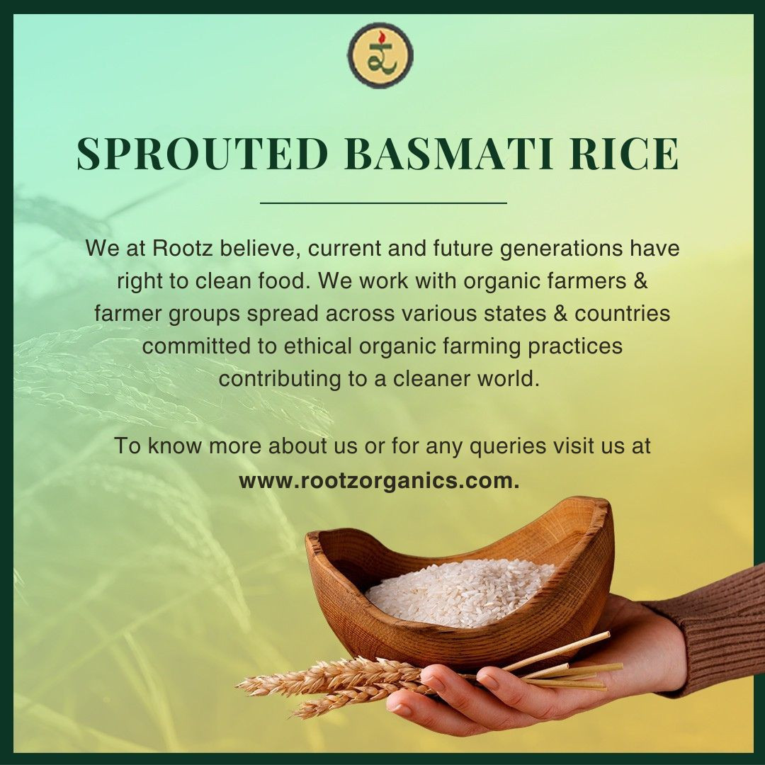 Sprouted Brown Basmati Rice (Long Grain) 1kg
