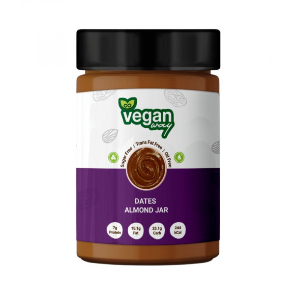 Image of Almond Date Jar by Rootz Organics single pack  280g