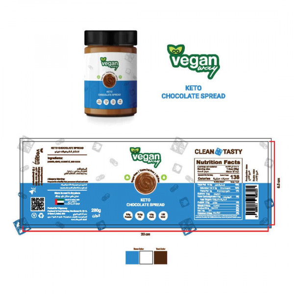 Image of Peanut Chocolate Spread Keto by Rootz Organics  single pack  280g