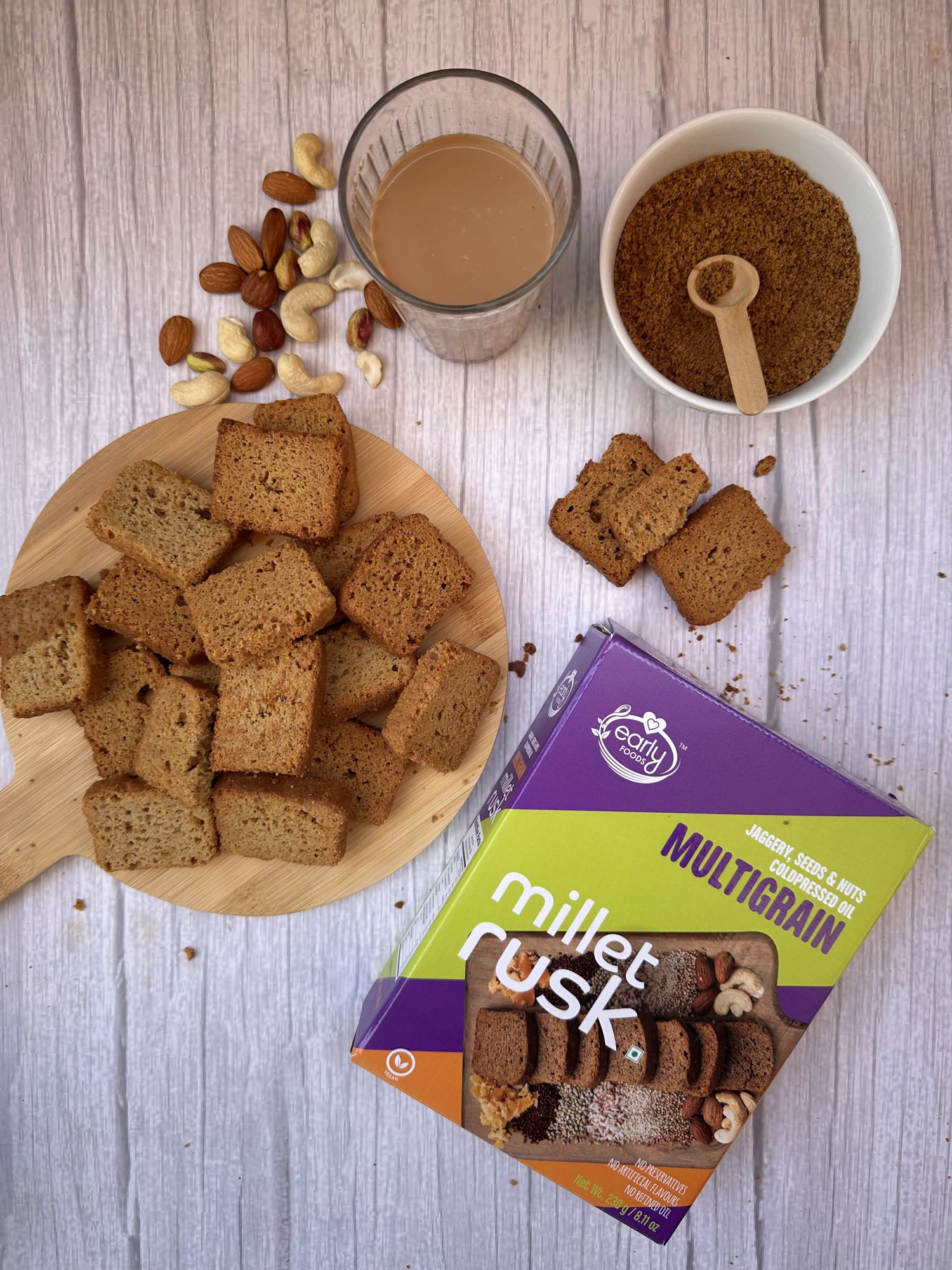 Early Foods-Multigrain Millet Rusk 260g