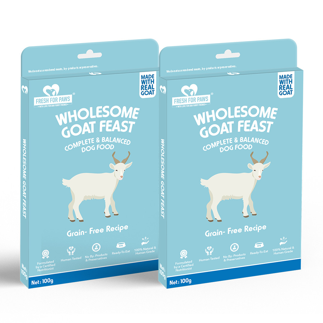 Wholesome Goat Feast 100 gram (Pack of 2)