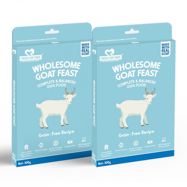 Image of Wholesome Goat Feast 100 gram (Pack of 2)