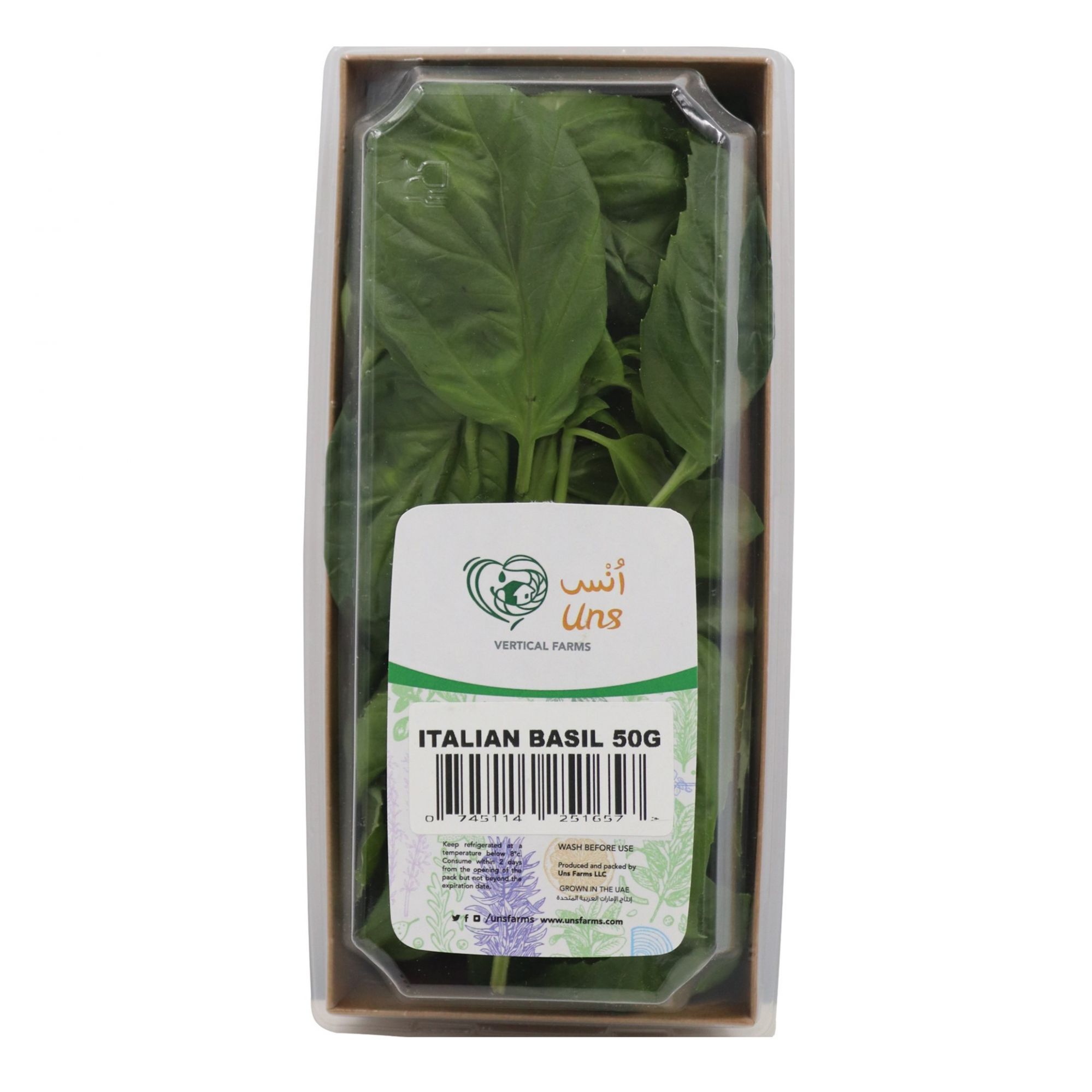 Italian Basil 50gm ,Pack of - 3  by Rootz Organics