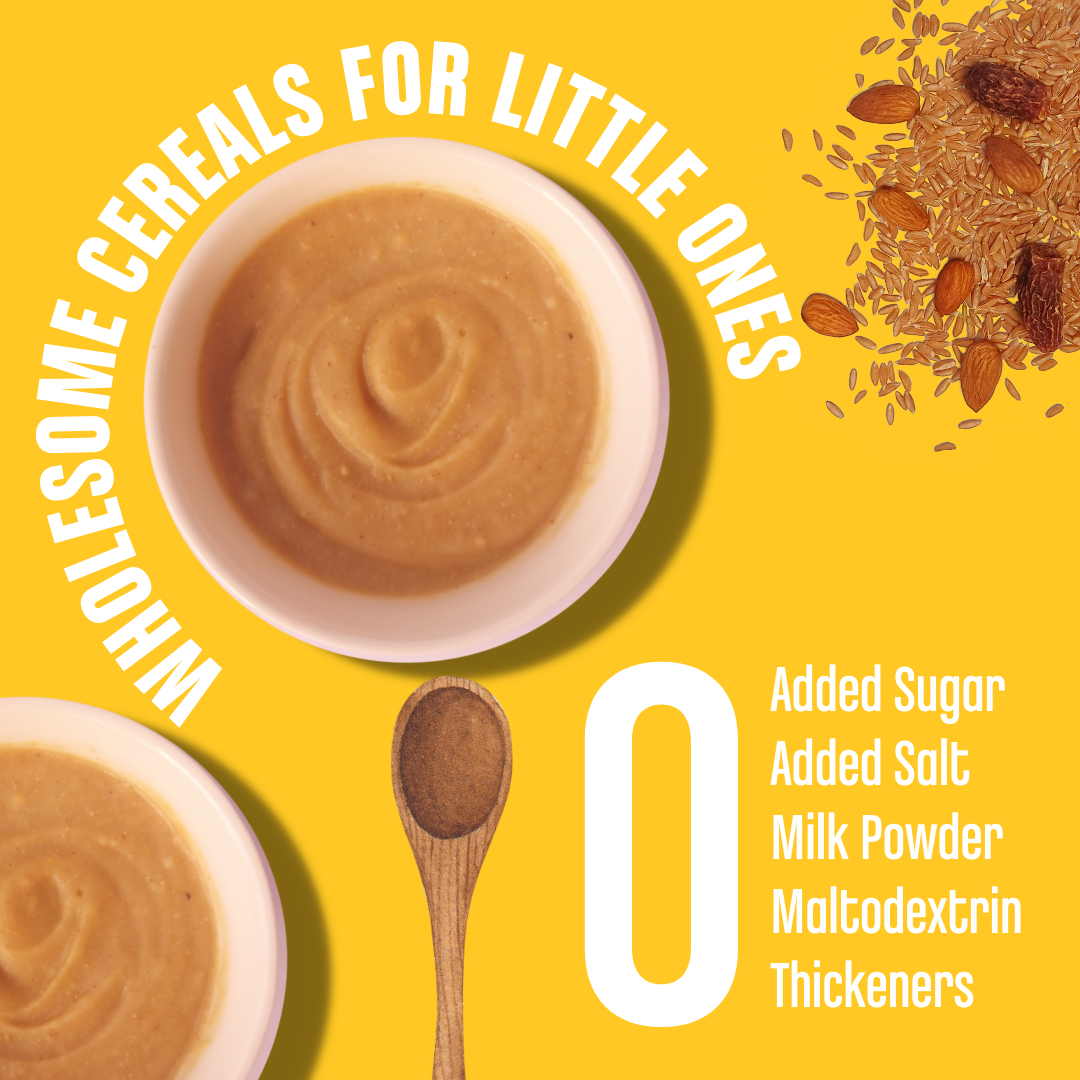 Early Foods-Whole Wheat, Almond & Date Porridge Mix 200g