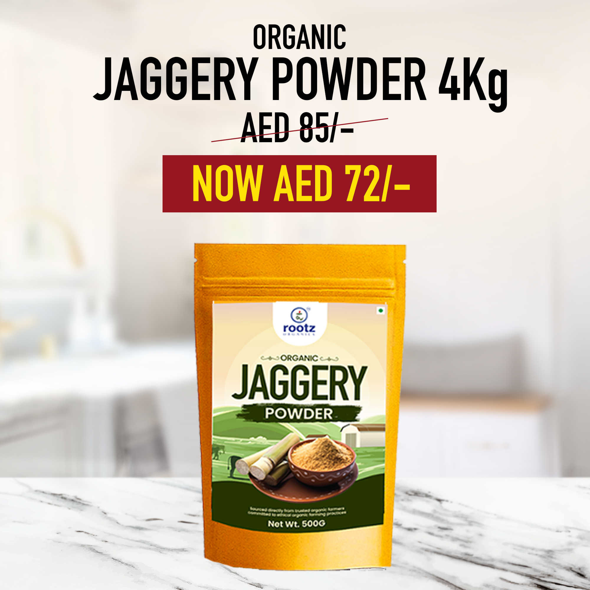 4kg Organic Jaggery Powder