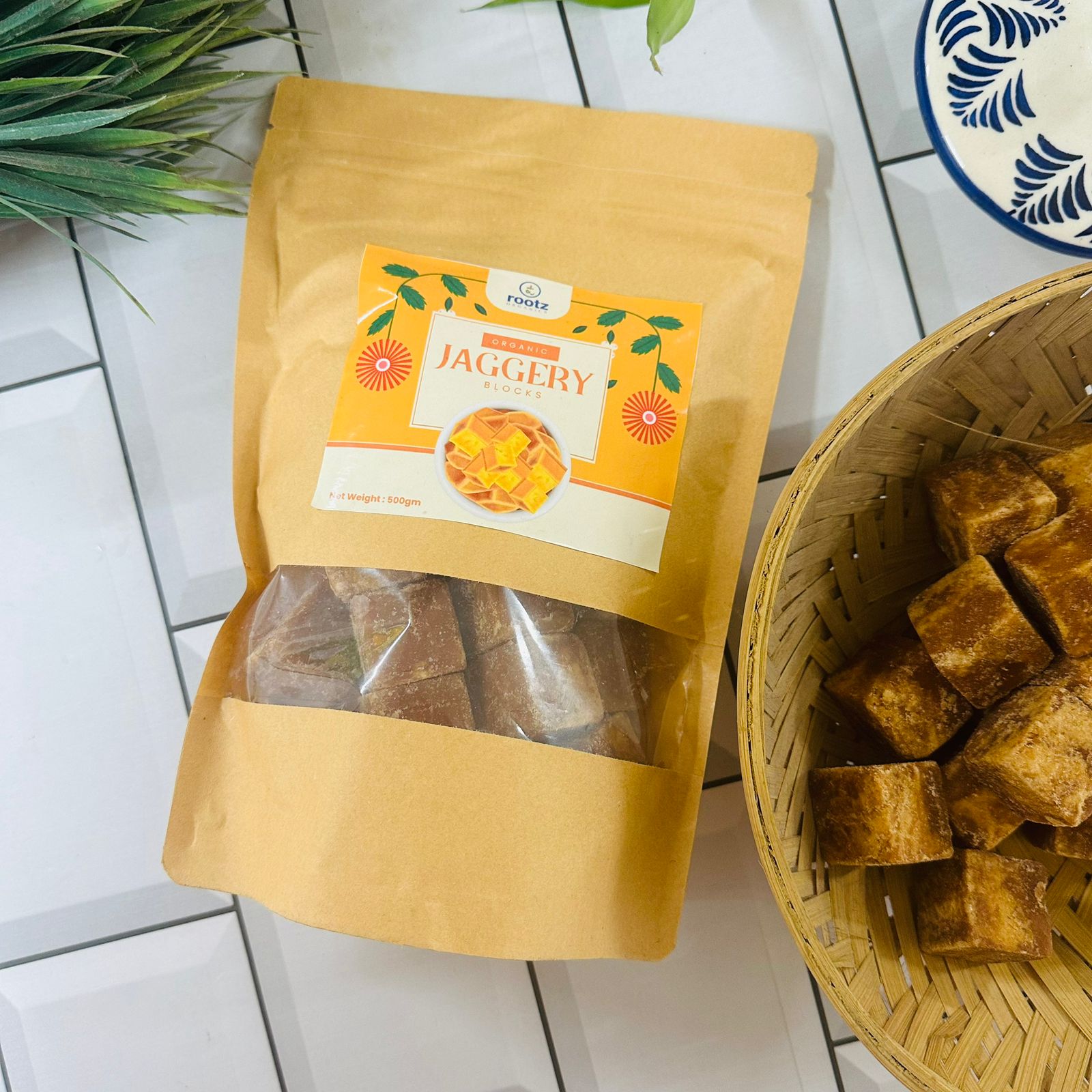 Organic Jaggery Cubes -500gm