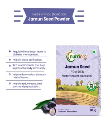 Nutriorg Jamun Seed Powder 100g