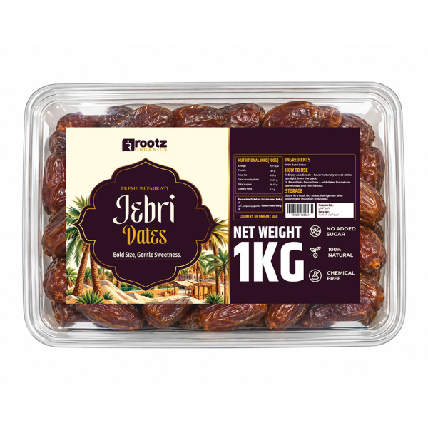 Image of Premium Jebri Dates 1Kg– Soft &amp; Naturally Sweet Dates from UAE