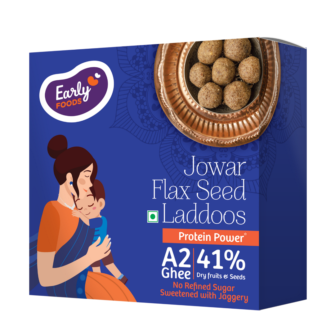 Early Foods -Jowar Flax Seeds Ghee Laddoos