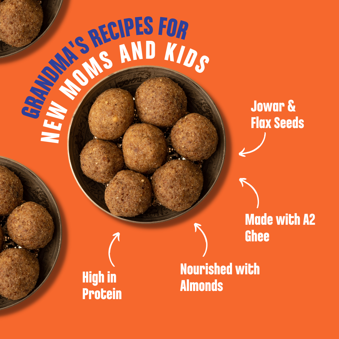 Early Foods -Jowar Flax Seeds Ghee Laddoos