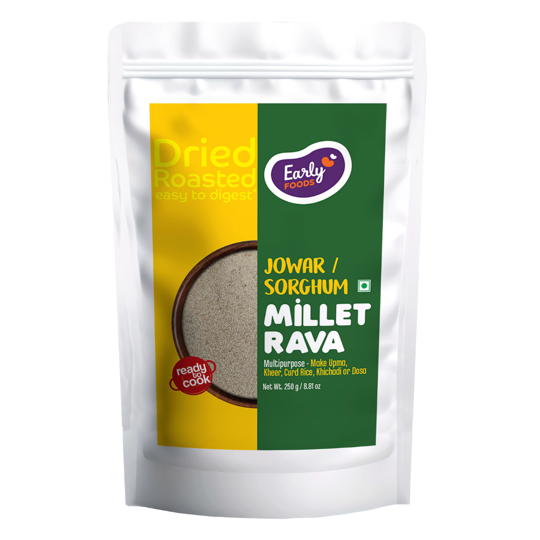 Early Foods-Jowar/sorghum millet rava 190gm