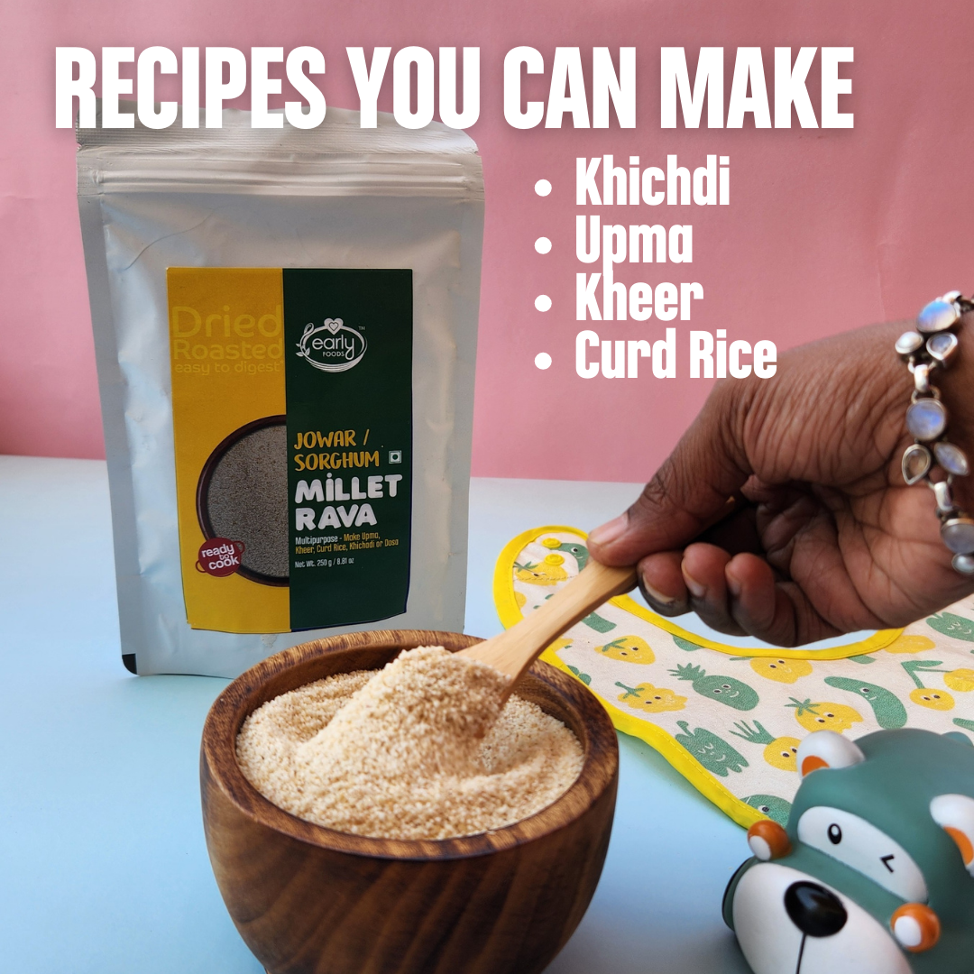 Early Foods-Jowar/sorghum millet rava 190gm