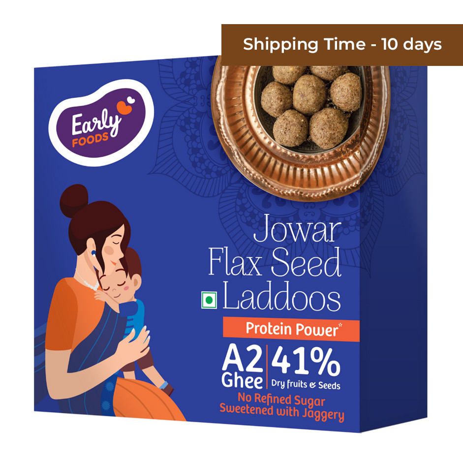 Early Foods -Jowar Flax Seeds Ghee Laddoos