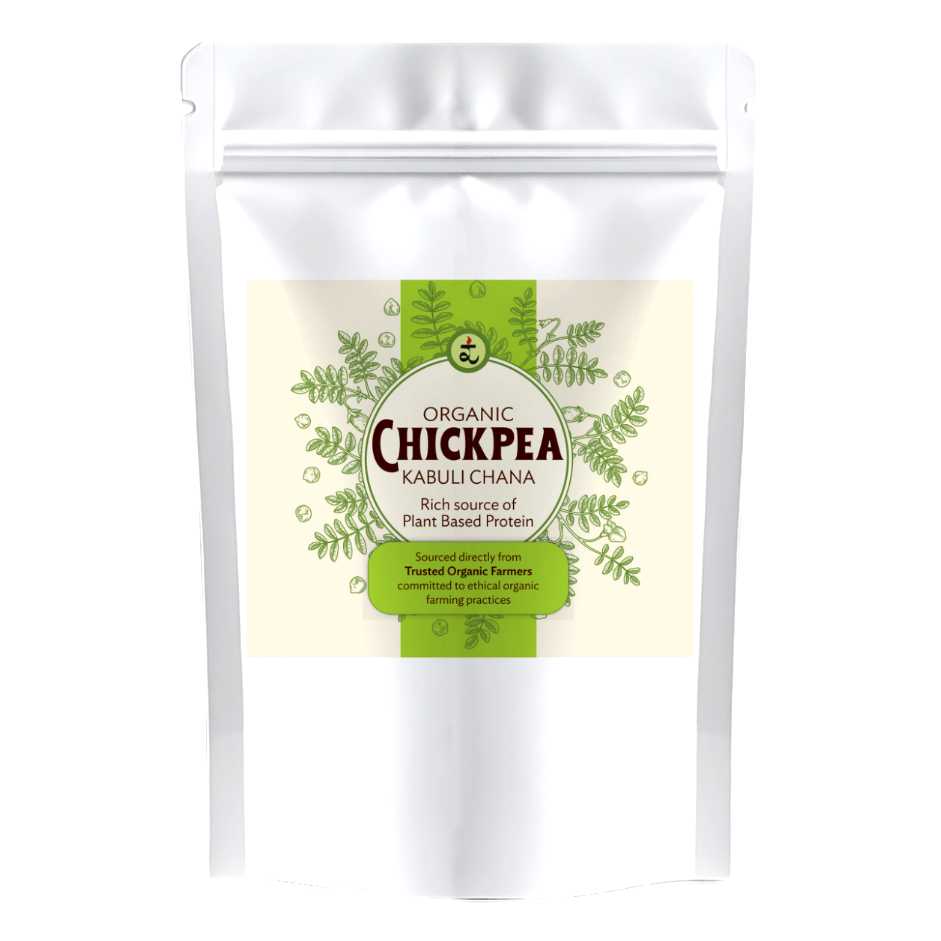 Organic Kabuli Chana Whole Dal 500g