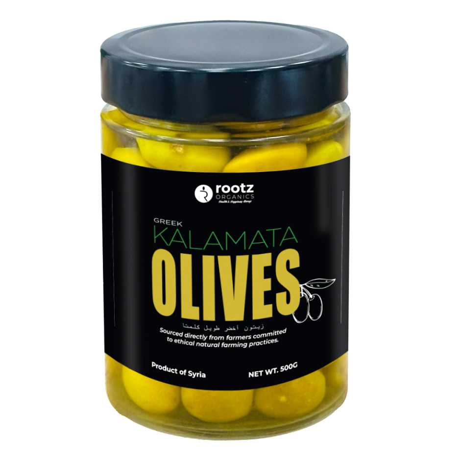 Greek Green Kalamata Olives – 500g | Traditional Brine-Cured