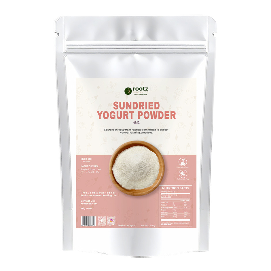 Premium Kashk 500g – Sundried Yogurt & Burghul Powder for Soups, Stews & Middle Eastern Cooking