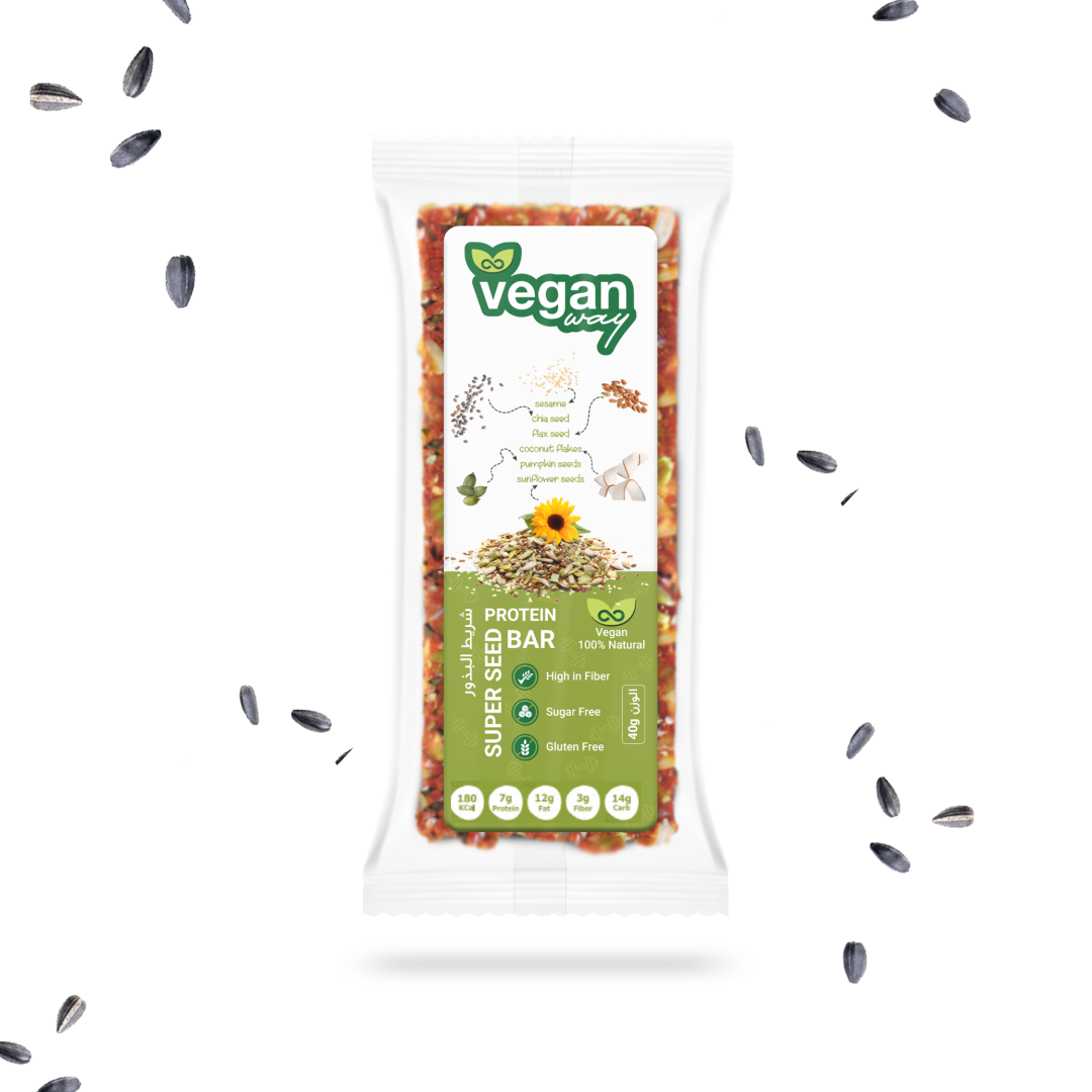 Protein Super Seed Bar Dispensers by Rootz Organics - 480Gm - Pack of 12