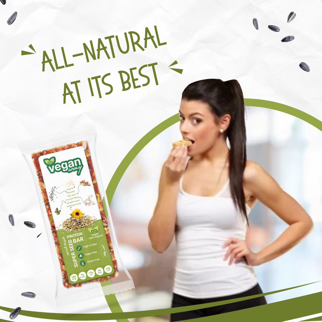 Protein Super Seed Bar Dispensers by Rootz Organics - 480Gm - Pack of 12