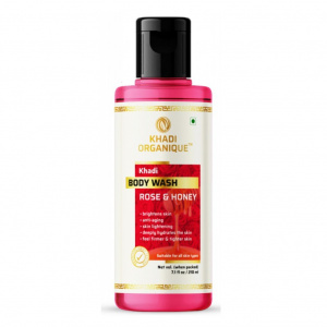 Image of Khadi Rose and Honey Body Wash210 ML