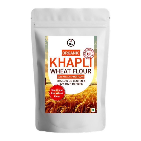 Image of Organic Long Wheat Flour (Khapli Flour)  - Stone Ground 500g