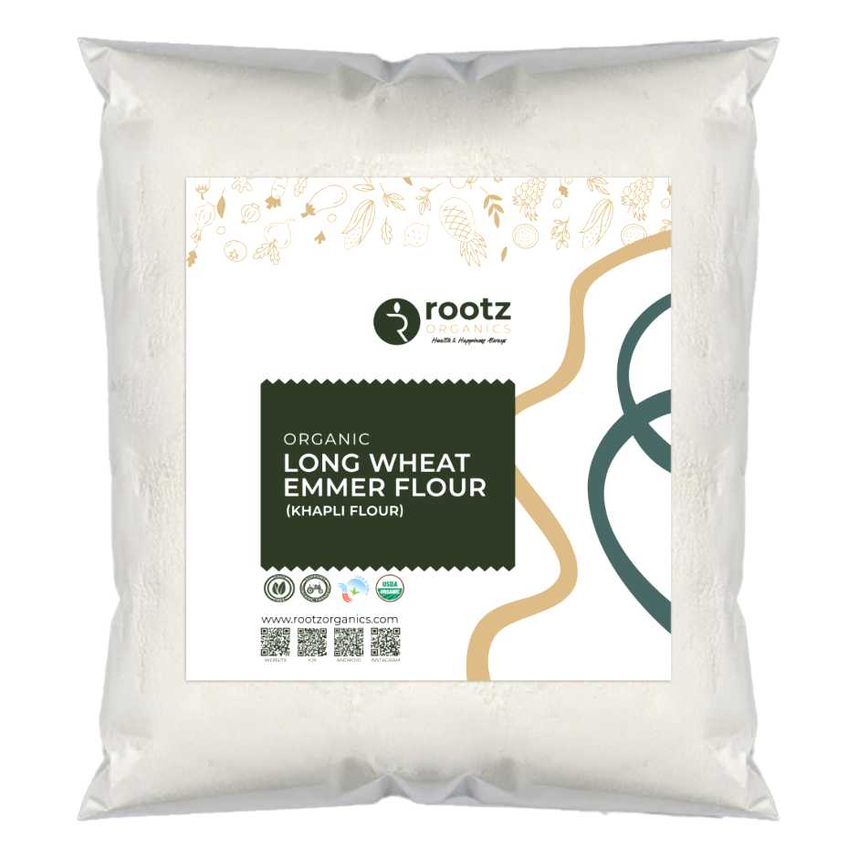 Organic Long Wheat Emmer (Khapli) Flour 5kg